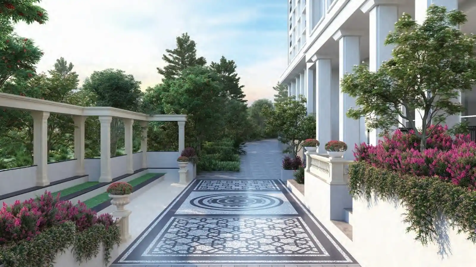 Sobha Windsor Apartments In Whitefield Bangalore Victorian-themed-Amphitheatre